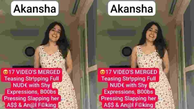 Desi NRI Girl Akanksa Nude Merged Video 17 Clips