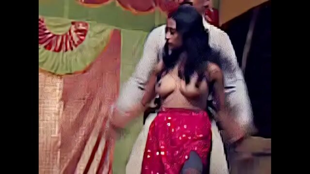 Gokul Pur Nude Stage Dance with Man