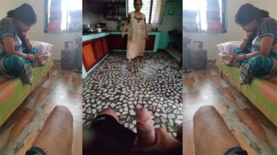 House Owner Son Masturbating In front Of Maid Aunty New Trending MMS Video