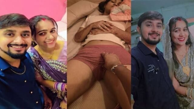 Beautiful Newly Wed Bhabhi Doggy Fucking with Boyfriend in Hotel after Marriage Sex MMS