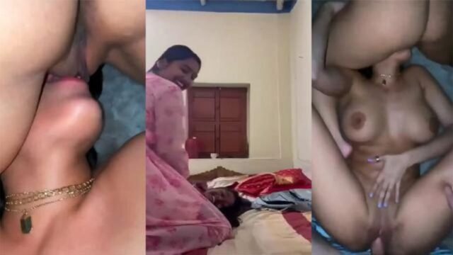 Two Horny Muslim Sister Threesome Sex with One Servant Boy Desi Leaked MMS